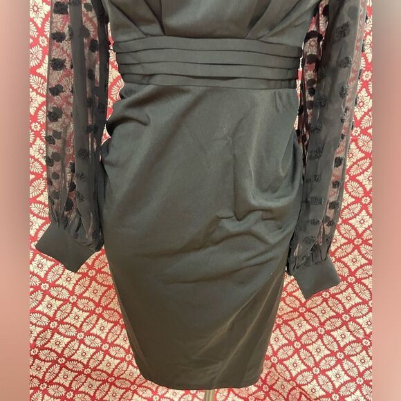 Black Cocktails Dress - Picture 3 of 13